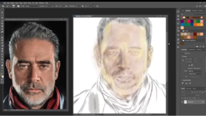 Negan Fan Art Digital Painting